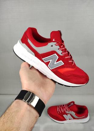 Жіночі кросівки new balance 997h red&silver