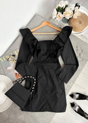 Крута чорна сукня від h&m