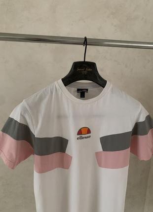 Футболка ellesse біла з логотипом2 фото