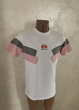 Футболка ellesse біла з логотипом6 фото