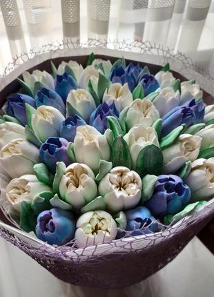 Зефірний букет тюльпанів 🌷