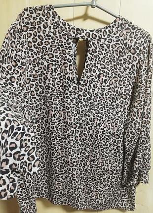 Леопардовая блуза, кофтаот f&f2 фото