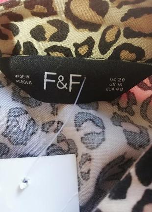 Леопардовая блуза, кофтаот f&f7 фото