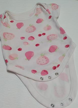 Боди с ягодками на ребенка 0-3 месяцев2 фото