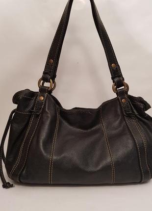 Красивая удобная кожаная сумка lucky brand англия3 фото