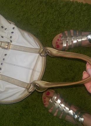 Сумка кожаная италия шикарная кожа!!размер л