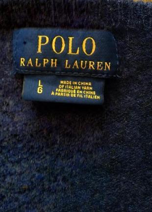 Шерстяный свитер от элитного бренда polo ralph lauren оригинал2 фото