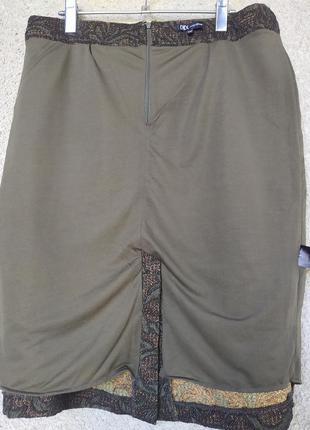 Женская классическая юбка миди4 фото