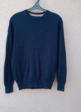 Пуловер superdry фірмовий кашеміровий светр світер1 фото