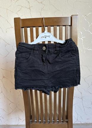 Джинсові шорти штани чорні пепко джинси лосіни легінси
