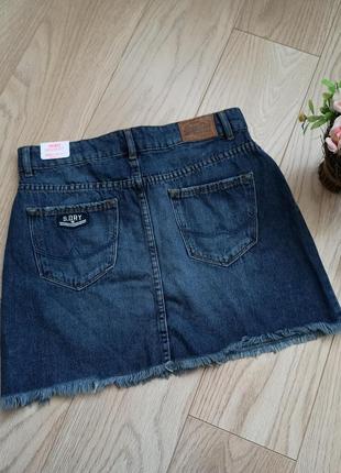 Коротка джинсова спідниця4 фото