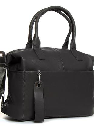 Жіноча шкіряна сумка шопер шкіряний