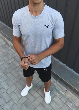 Футболка puma сіра