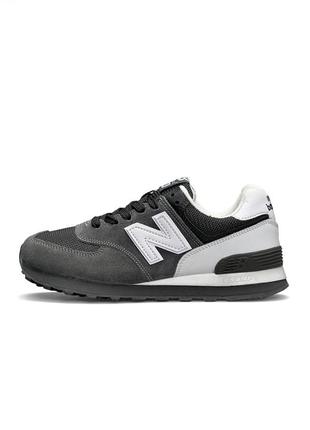 Жіночі кросівки new balance ml 574 grey white new