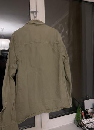 Джинсова куртка хакі джинсовка4 фото