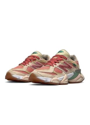 Жіночі кросівки new balance 9060 prm beige pink green6 фото