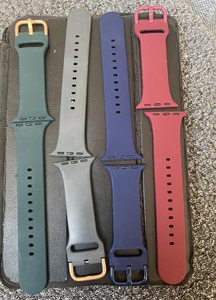 Ремешки на apple watch 38 mm набор 4 шт