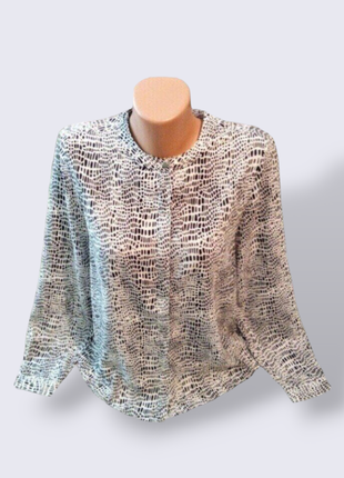 Блузка рубашка в принт