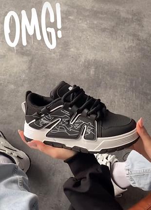 Кросівки жіночі в двух кольорах еко шкіра демісизоні