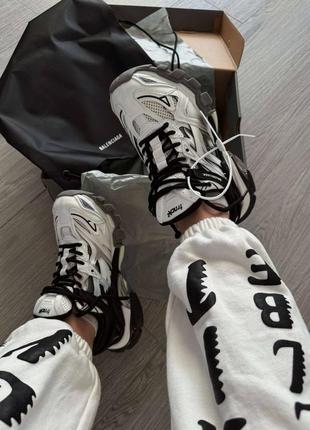 Кросівки в стиле balenciaga track.2 black white