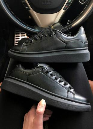 Кроссовки alexander mcqueen black кросівки кеди кеды