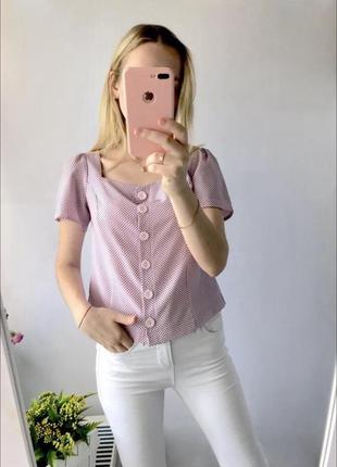 Блуза в горох