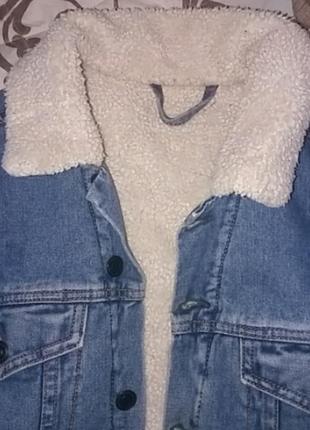 Куртка джинсова тепла1 фото