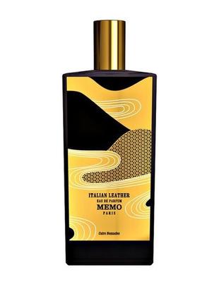 Парфуми унісекс memo italian leather tester (мемо італіан лезер) парфумована вода 75 ml/мл тестер