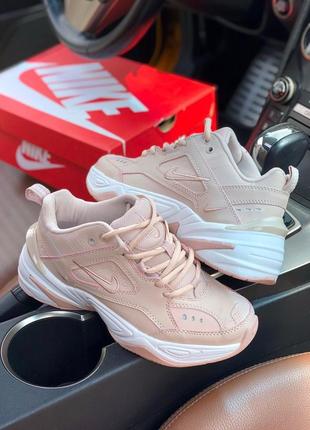 Кроссовки nike m2k tekno beige nude кросівки