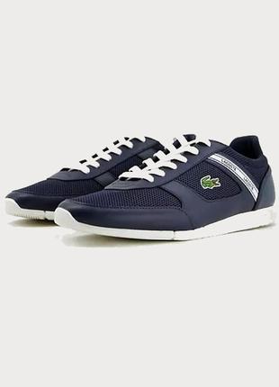 Lacoste menerva sport textile and leather trainers 741cma0005092 кросівки шкіряні оригінал - 43