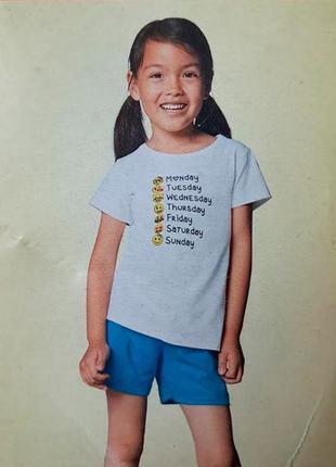 Дитяча піжама emoji на дівчинку р.110-116 - 4-6 років, 71657