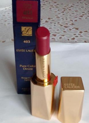 Помада оригинал estee lauder 3.5gr pure color desire 403 ravage5 фото