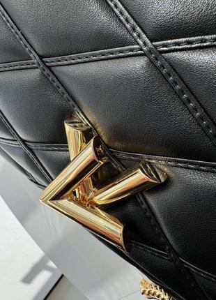 Шикарная кожаная сумка louis vuitton люкс3 фото