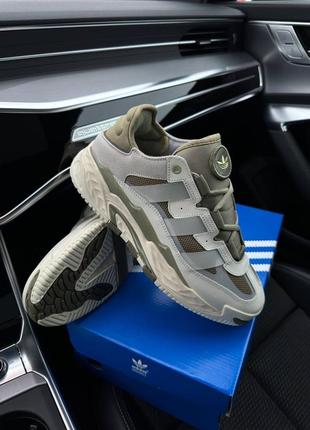 Чоловічі кросівки adidas originals niteball prm beige olive8 фото