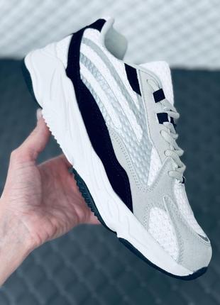 Кросівки чоловічі весняні puma trinomic grey кросовки пума триномик9 фото