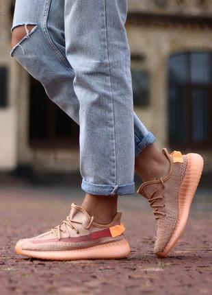 Кроссовки adidas yeezy boost 350 v2 clay кросівки5 фото