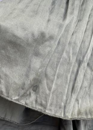 Шелковая юбка длинная макси с вышивкой monsoon р.46 100% шелк6 фото