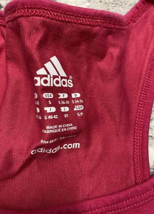 Спортивная женская жіноча майка  для спорта для бігу adidas3 фото