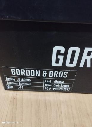 Сучасного дизайну шкіряні черевики успішного німецького бренду gordon & bros.5 фото