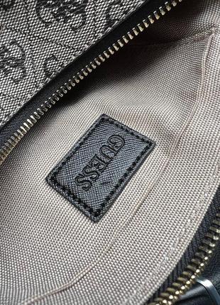 Женская брендовая сумка guess гуес, сумка через плечо, сумка с логотипом, сумка на ремешке8 фото