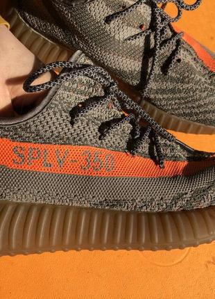 Кроссовки yeezy boost 350 v2 carbone beluga reflective1 фото