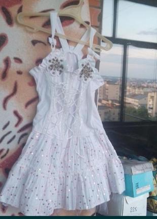 Пишне плаття святкове сукня нарядне платьице сяюче паєтки1 фото