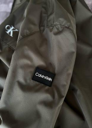 Чоловіча плащівка calvin klein raincoat khaki.6 фото