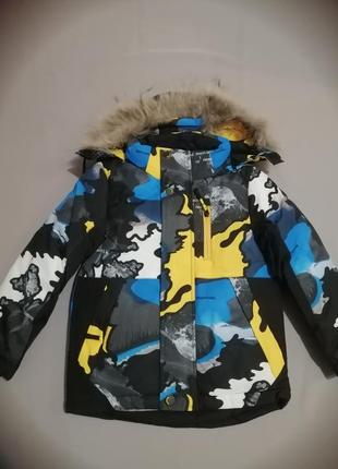 Зимова куртка для хлопчика 92, 98, 104, 110,  см зріст