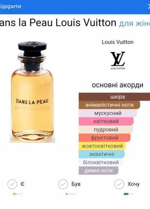 Louis vuitton dans la peau