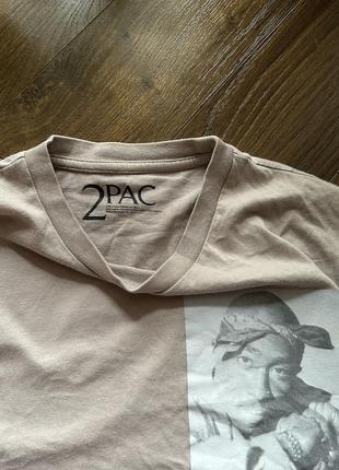 Оверсайз футболка tupac rap t-shirt 2pac oversized stussy baggy широка футболка тупак реп3 фото