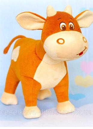 Символ года 2021 бык. мягкая игрушка бычок 26×26 см