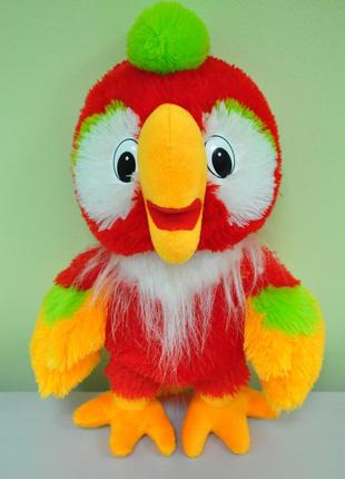 Мягкая игрушка. попугай кеша красный  50 х 36
