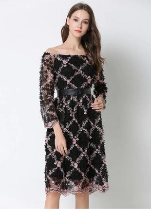 Сукня мереживна