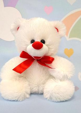 Мягкая игрушка белый медведь 24 х 22 см